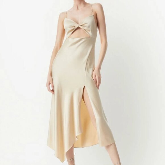 Alice + Olivia Dresses & Skirts - NWT Alice + Olivia Harmony twist midi dress - Size 8